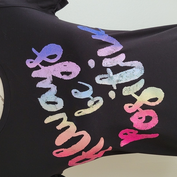 LIKE NEW Champion Always be Positive Rainbow 14-16 years T-Shirt - Picture 2 of 8